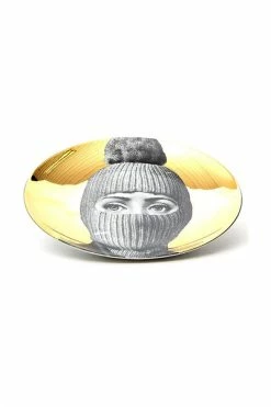 FORNASETTI Borden Homeware Dish Yellow