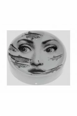 FORNASETTI Borden Plate White