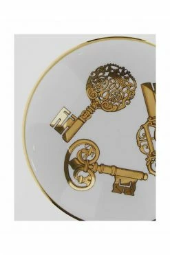FORNASETTI Borden Centerpiece With Gold Keys White -Filippa K Winkel 0e5831b01d1194b9039151b0b70262b2