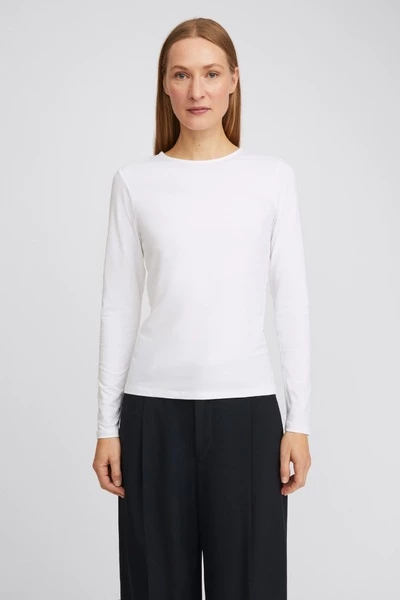 Filippa K T-shirts 25332 1009 Top White 3 Filippa K T-shirts 25332 1009 Top White - Afbeelding 2