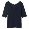 Filippa K Blouses Stretch Scoop Neck Top Blue -Filippa K Winkel 17783f6510083c296baab20a365975c5