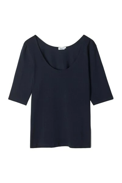 Filippa K Blouses Stretch Scoop Neck Top Blue 3 Filippa K Blouses Stretch Scoop Neck Top Blue