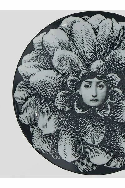 FORNASETTI Borden Dish Homeware Gray 3 FORNASETTI Borden Dish Homeware Gray