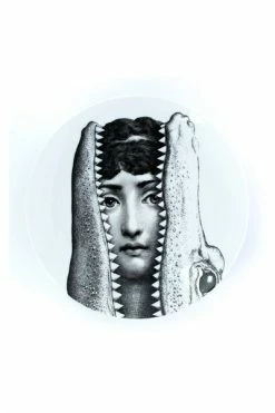 FORNASETTI Borden Plate White