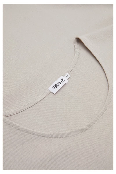 Filippa K T-shirts T-shirt Beige 4 Filippa K T-shirts T-shirt Beige - Afbeelding 3