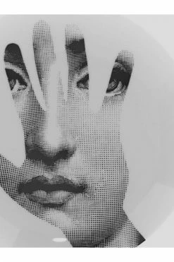 FORNASETTI Borden Plate White