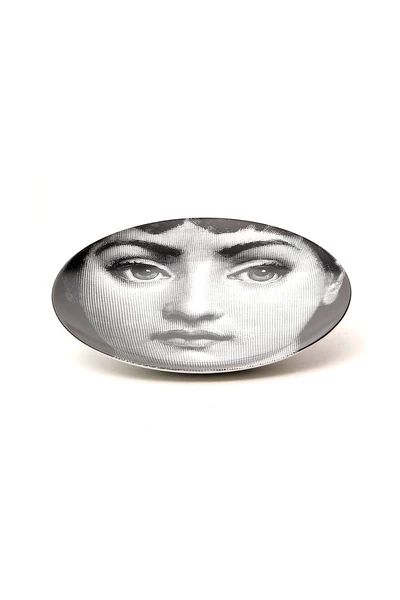 FORNASETTI Borden Plate Black 5 FORNASETTI Borden Plate Black - Afbeelding 3