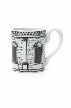 FORNASETTI Bekers & Kopjes Homeware Mug Gray