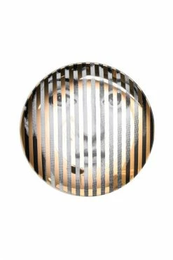 FORNASETTI Borden Plate Brown