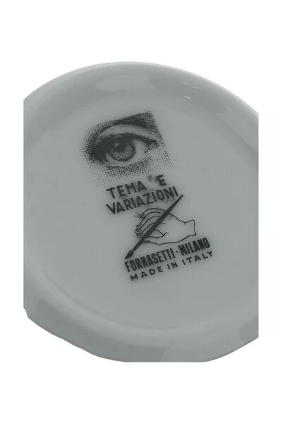 FORNASETTI Woonaccessoires Pencil Holder Gray 4 FORNASETTI Woonaccessoires Pencil Holder Gray - Afbeelding 2