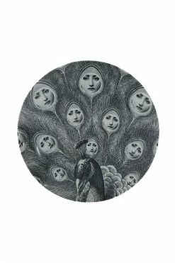 FORNASETTI Borden Ceramic Tema E Variazioni No.259 Wall Plate Gray -Filippa K Winkel 6743e9287e47913ccb7eddd24b2447fd