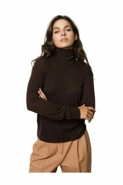 Coltruien Filippa K Noor Turtleneck Top 9438 Ginger Bro Brown -Filippa K Winkel 6ac99c5a43771e2eac4ccf50bcbee245