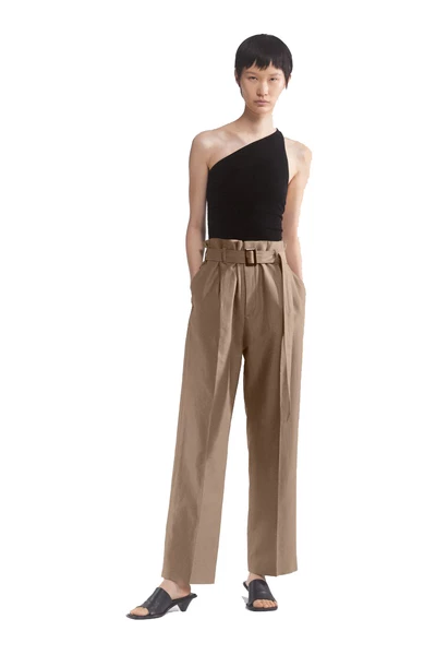 Filippa K Wijde Broeken Isabel Trousers Beige 4 Filippa K Wijde Broeken Isabel Trousers Beige - Afbeelding 3