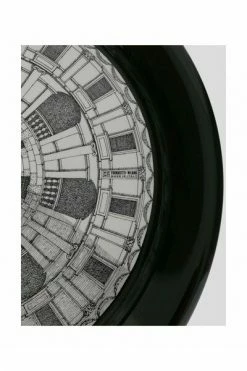 FORNASETTI Dienbladen Tray Cortile N.1 Black