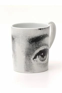 FORNASETTI Bekers & Kopjes Homeware Mug White