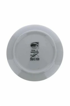 FORNASETTI Borden Plate Black