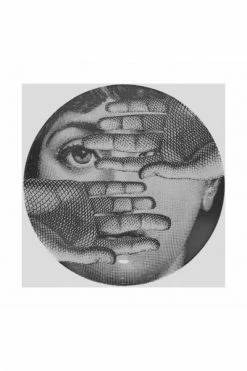 FORNASETTI Borden Plate White