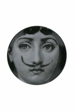 FORNASETTI Woonaccessoires Theme And Variations Coaster N.21 Gray