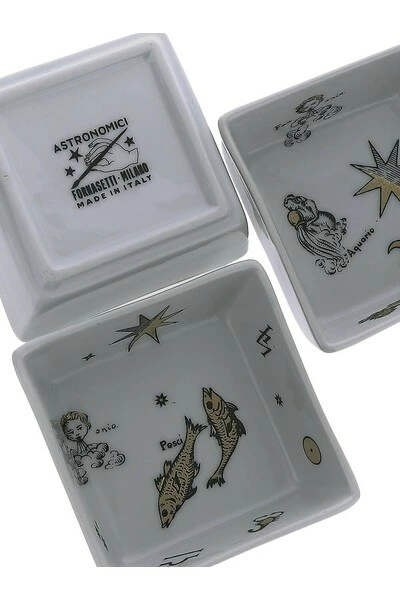 FORNASETTI Schalen & Kommen Bowl Set White 5 FORNASETTI Schalen & Kommen Bowl Set White - Afbeelding 3