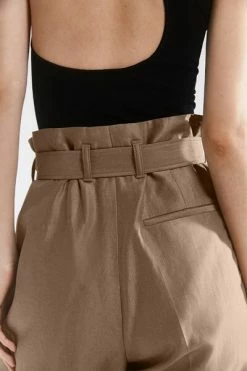 Filippa K Wijde Broeken Isabel Trousers Beige