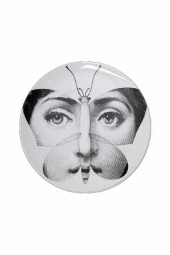 FORNASETTI Borden Plate Gray