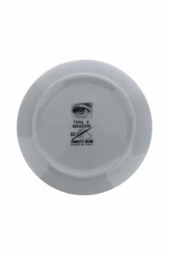 FORNASETTI Borden Plate Gray