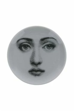 FORNASETTI Woonaccessoires Coaster Theme And Variations N.6 Gray