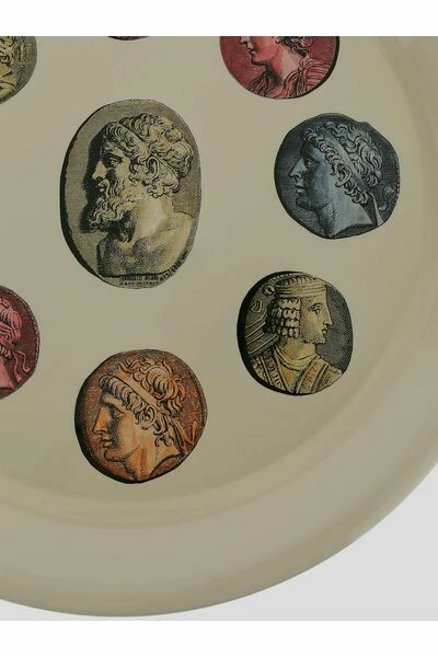 FORNASETTI Dienbladen Tray Cammei Beige 3 FORNASETTI Dienbladen Tray Cammei Beige