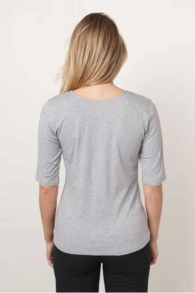 Sweaters Filippa K Licht Grijs T-shirts 28502 Gray 5 Sweaters Filippa K Licht Grijs T-shirts 28502 Gray - Afbeelding 3