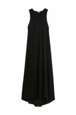 Filippa K Maxi Jurken Dress Fan Black