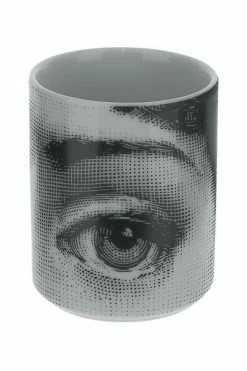 FORNASETTI Woonaccessoires Pencil Holder Gray