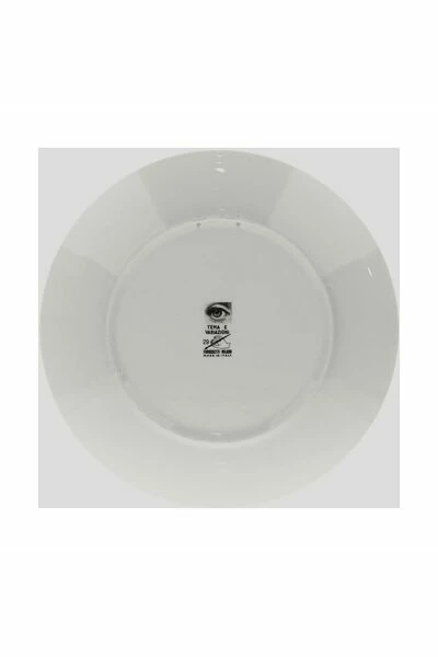 FORNASETTI Borden Plate White 3 FORNASETTI Borden Plate White