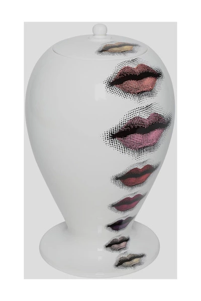 FORNASETTI Bloempotten & Vazen Vase White 3 FORNASETTI Bloempotten & Vazen Vase White