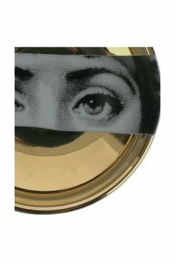 FORNASETTI Woonaccessoires Ashtray Variazioni N. 32 Yellow