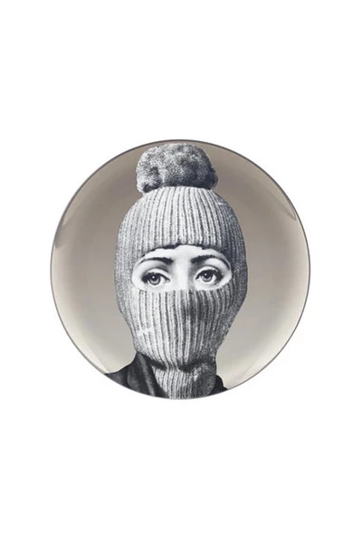 FORNASETTI Borden Plate Gray 4 FORNASETTI Borden Plate Gray - Afbeelding 2