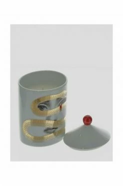 FORNASETTI Kaarsen Candles & Candle Sticks Gray