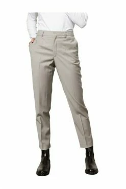 Broeken Filippa K Emma Cropped Trouser 9430 Oyster Gre Gray