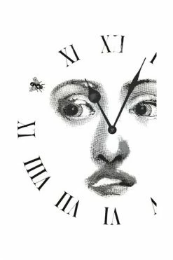FORNASETTI Klokken Clock White