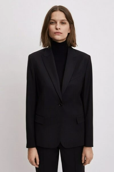 Filippa K Blazers Sasha Cool Wool Blazer Black 2 Filippa K Blazers Sasha Cool Wool Blazer Black