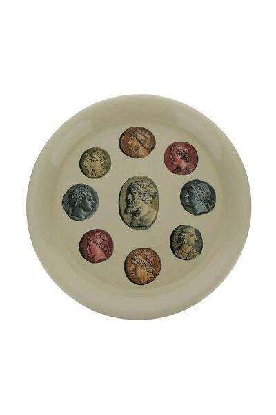 FORNASETTI Dienbladen Tray Cammei Beige 4 FORNASETTI Dienbladen Tray Cammei Beige - Afbeelding 2