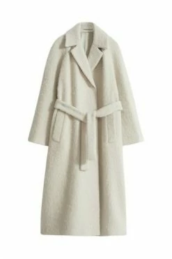 Filippa K Trenchcoats & Mantels Ayla Hairy Coat Beige